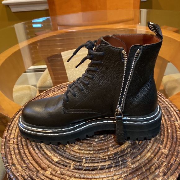 NWOT PROENZA SCHOULER Leather Combat Boots - Picture 3 of 12